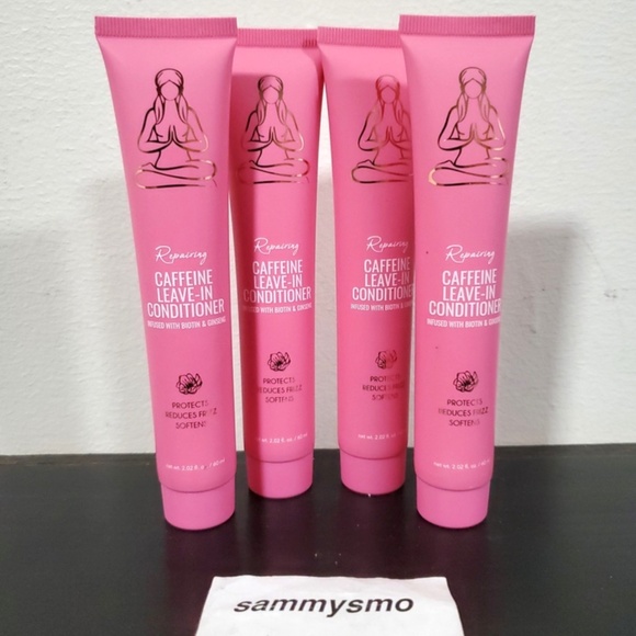 Karma Beauty REPAIRING CAFFEINE Leave In Conditioner, 2.02oz x4